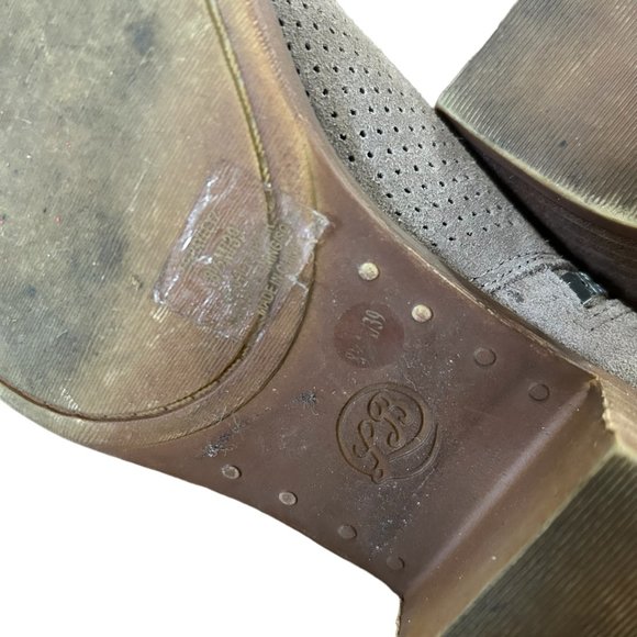 Lucky Brand Taupe Suede Ankle Boots Size 8.5 - Picture 8 of 8